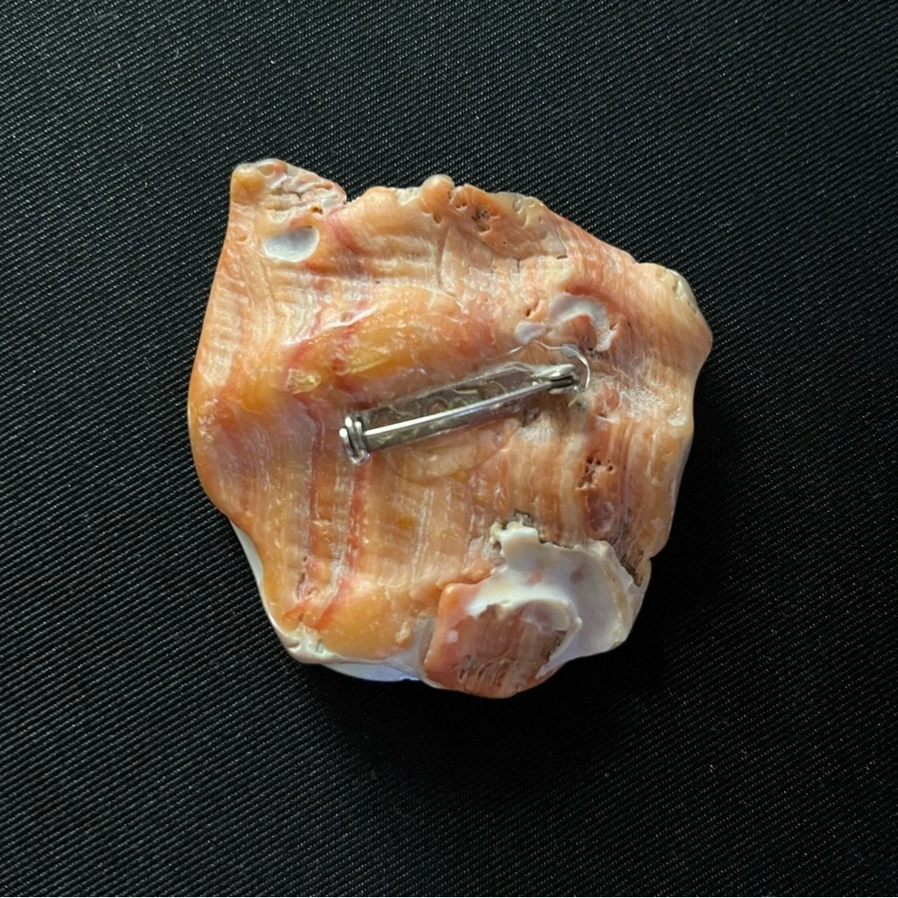 Iridescent, Vintage Abalone Shell Brooch